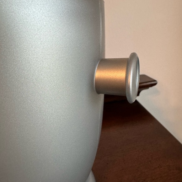 NOS - CRATE & BARREL WINE CHILLING ICE BUCKET PEARL GREY, MADE IN FRANCE 435–805 - Picture 6 of 8